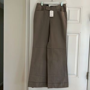 NWT Banana Republic Jackson Fit Wide Leg Khakis, 0